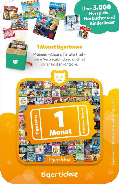 Tigermedia Tigerticket 1 Monat Spielzeug