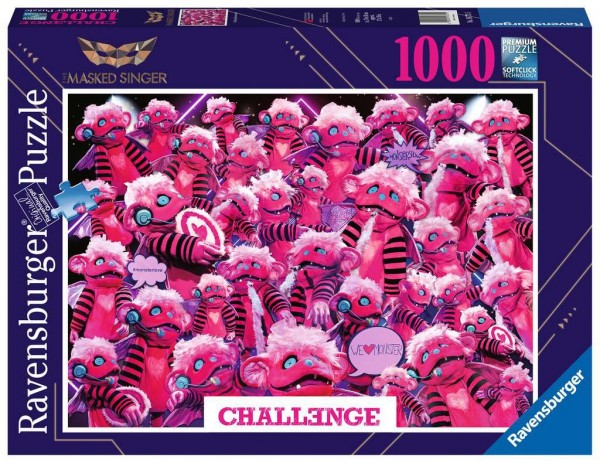 Ravensburger Puzzle - Challenge Monsterchen - 1000 Teile Erwachsenenpuzzle