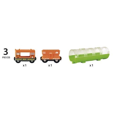 Brio Tunnel Box Frachtzug Spielzeug