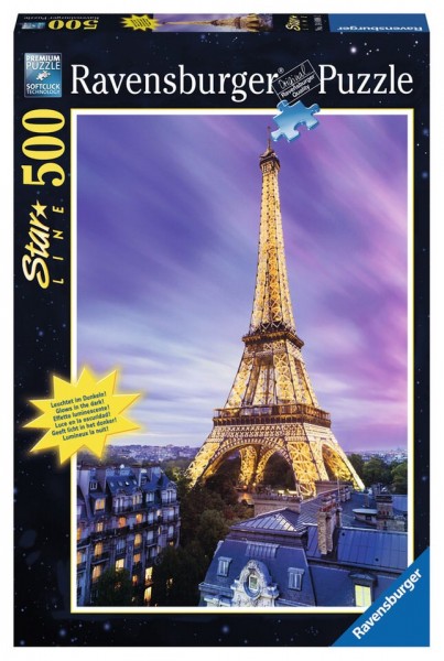 Ravensburger Puzzle Funkelnder Eiffelturm 500 Teile Spielzeug