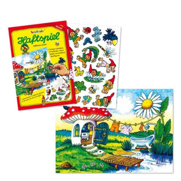 Mauder Lutz Verlag Haftspiel groß, Wichtel Spielzeug