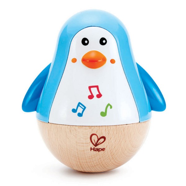 Hape Musikalischer Stehauf Pinguin Spielzeug