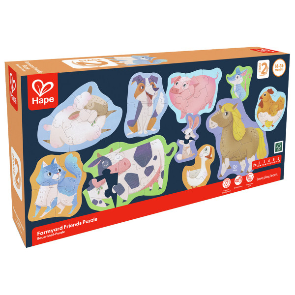 Hape Bauernhof-Puzzle