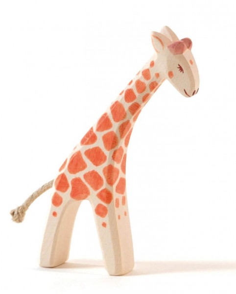 Ostheimer Figur Giraffe klein gebeugt Spielzeug