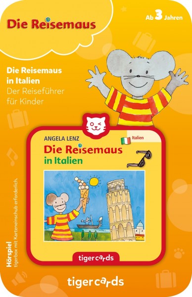 Tigermedia tigercard - Die Reisemaus in Italien Spielzeug