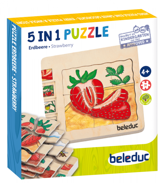 Beleduc Lagen-Puzzle &quot;Erdbeere&quot;