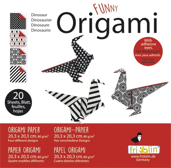 Fridolin Funny Origami Saurier 20x20 Spielzeug