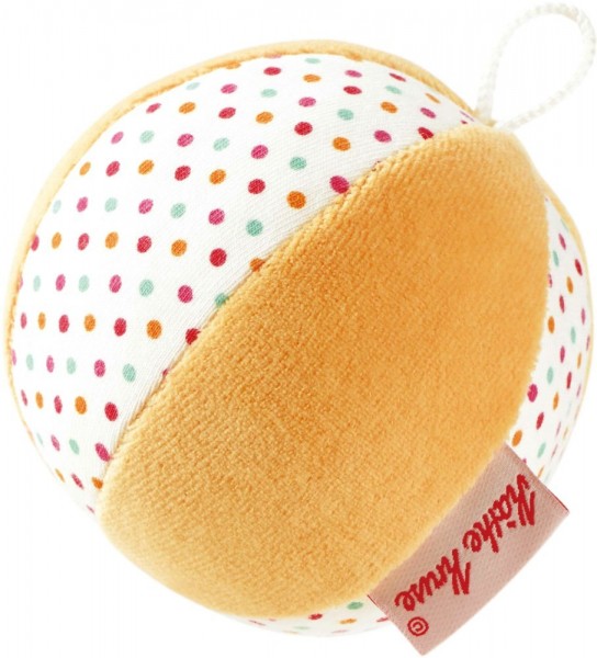 Käthe Kruse Geräuschball Tupfen/apricot Spielzeug