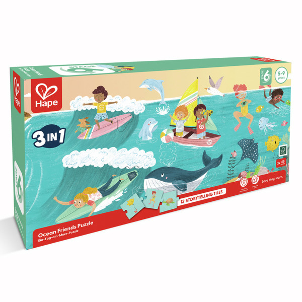 Hape Ein-Tag-am-Meer-Puzzle