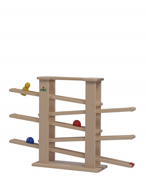 NIC Multibahn Kugelbahn + 3 Zubehörteile Spielzeug