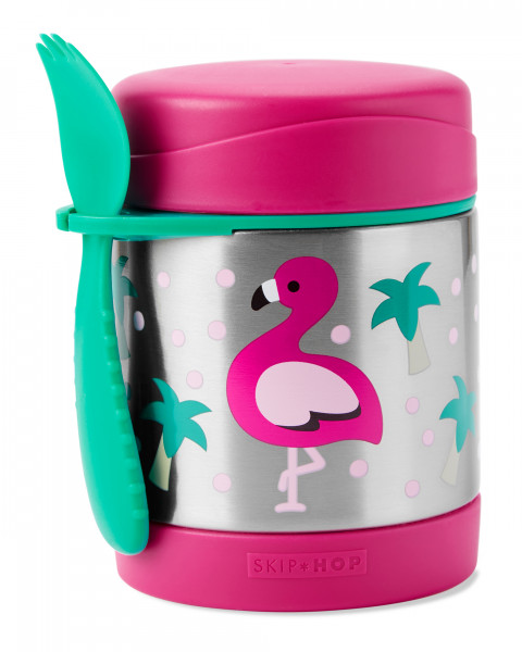 Skip Hop Zoo Edelstahl Warmhaltebox Flamingo