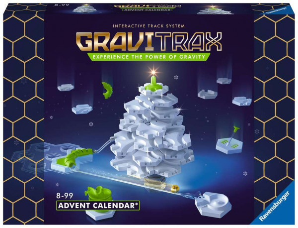 Ravensburger GraviTrax Adventskalender - Ideal für GraviTrax-Fans, Konstruktionsspielzeug für Kinder