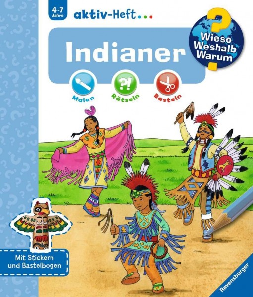 Ravensburger WWW aktiv-Heft Indianer Spielzeug