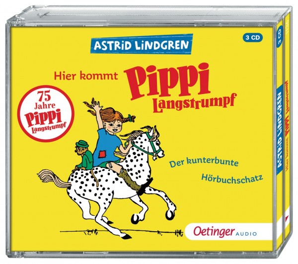Oetinger Verlag Hier kommt Pippi Langstrumpf Der kunterbunte Hörbuchschatz (3CD) - Ungekürzte Lesung Spielzeug