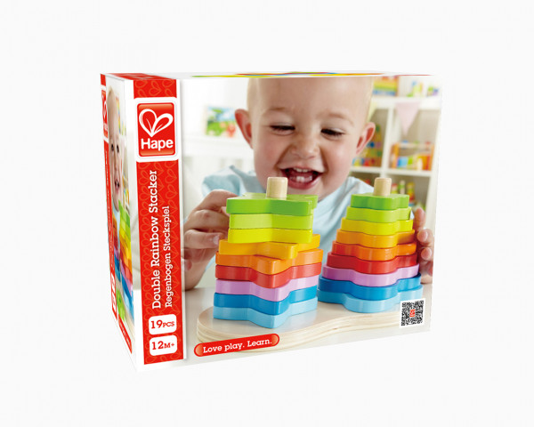 Hape Regenbogen Steckspiel