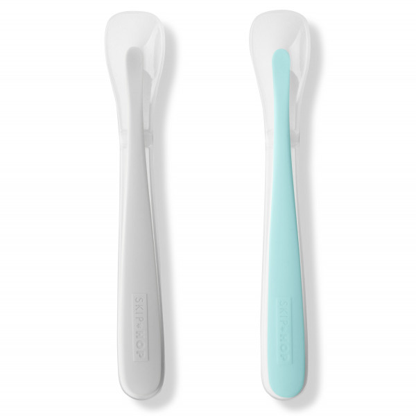 Skip Hop Breilöffel Set, grau/türkis