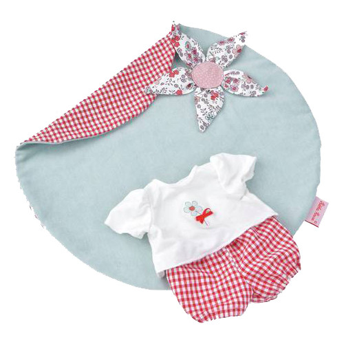 Käthe Kruse Spieldecke mit Sommeroutfit