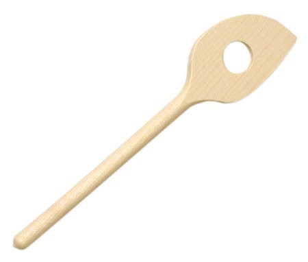 NIC Holzlöffel 18cm spitz/gelocht Spielzeug