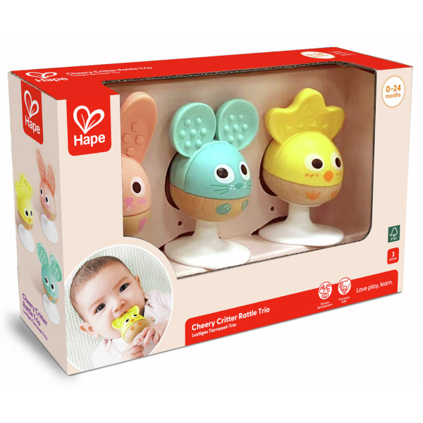 Hape Rassel und Beißring-Set