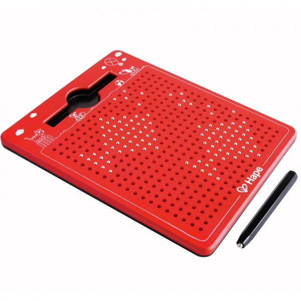 Hape Magnetische Zeichentafel, rot, klein