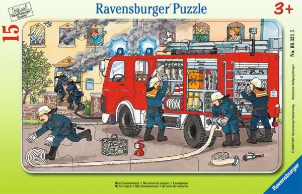 Ravensburger Mein Feuerwehrauto 15 Teile Spielzeug