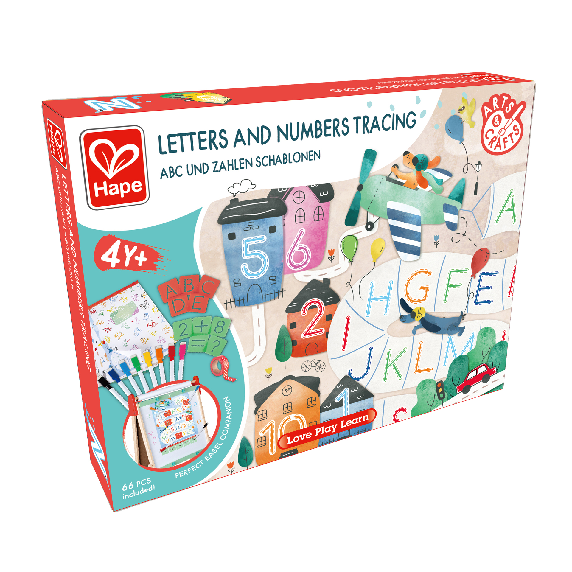 Hape Zahlenpuzzle E1404 – Lernspielzeug Ab 3 Jahre, Bunt, Mit Zahlen 1-10