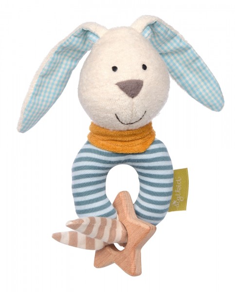 Sigikid Greifling Hase blau Green Collection Spielzeug