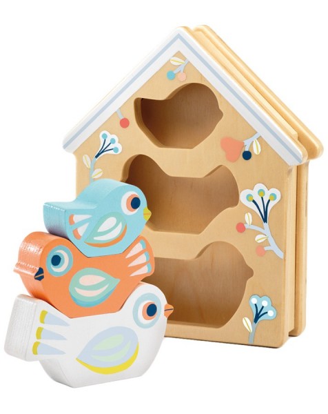 DJECO Baby White: BabyBirdi Spielzeug