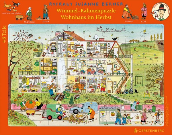 Gerstenberg Wimmelrahmenpuzzle Herbst 107 Teile Spielzeug