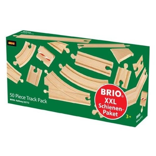BRIO Grosses Schienensortiment XXL 50 Teile Spielzeug
