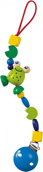 Selecta Collini Frosch Schnullerkette Spielzeug