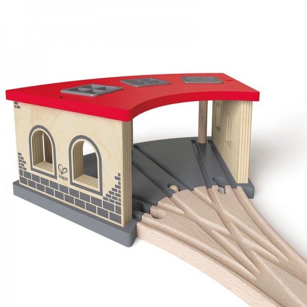 Hape Großer Lokschuppen Spielzeug