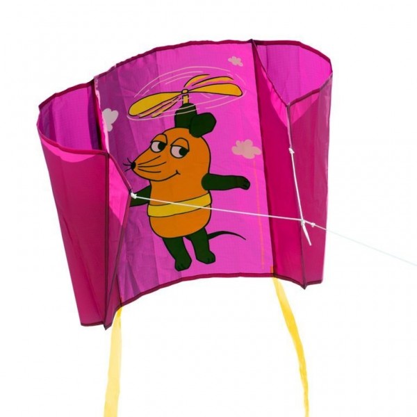 elliot Mini Pocket Kite Maus "Flieger" lila Spielzeug
