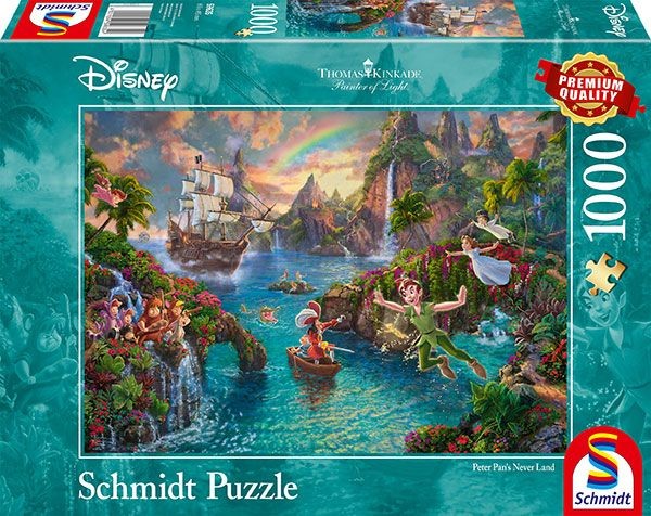 Schmidt Spiele Thomas Kinkade: Disney, Peter Pan Puzzle 1000 Teile