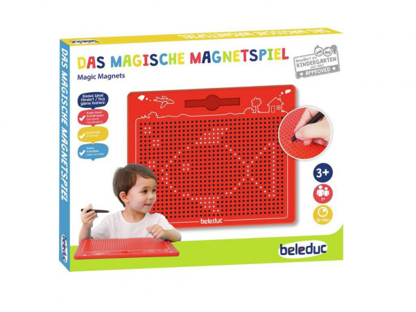 Beleduc Magnetische Zeichentafel, rot, groß