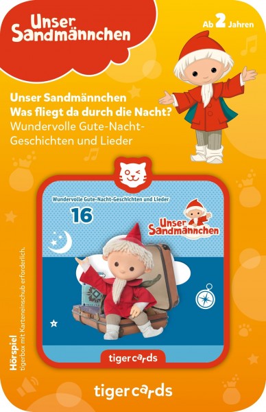 Tigermedia tigercard - Unser Sandmännchen - Folge 16: Was fliegt da durch die Nacht? Spielzeug