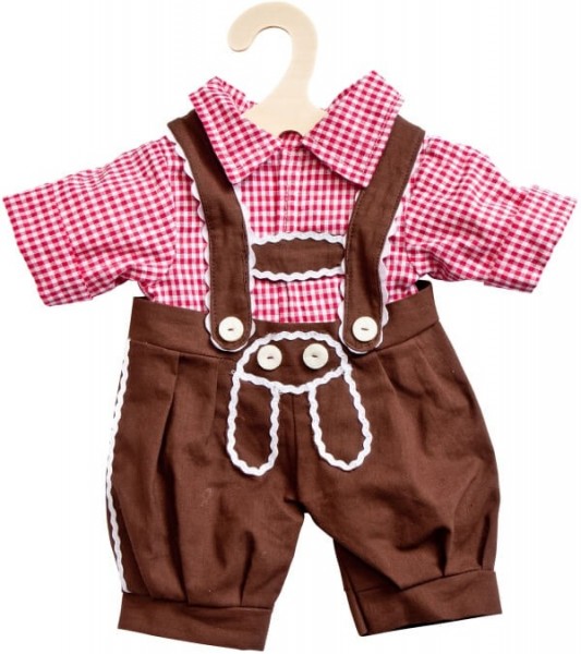 Vedes Puppen-Karohemd + Kniebundhose, Größe 35 - 45 cm Spielzeug