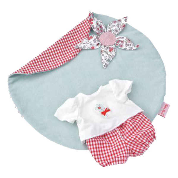 Käthe Kruse Spieldecke mit Sommeroutfit