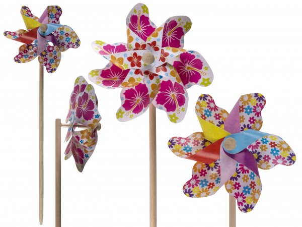 Out of the Blue Bunte Windmühle mit Blumen Spielzeug