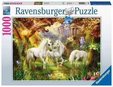Ravensburger Spiele Ravensburger Puzzle - Einhörner im Herbst - 1000 Teile Spielzeug