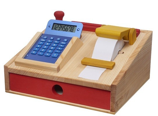 NIC Kasse aus Lindenholz Spielzeug
