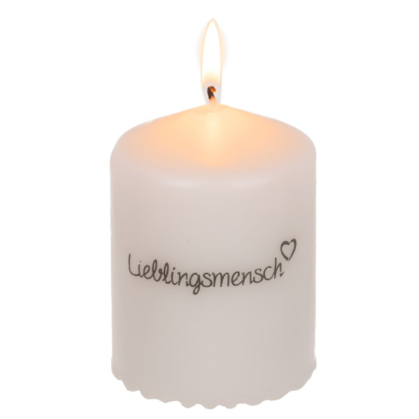 Stumpenkerze, Lieblingsmensch