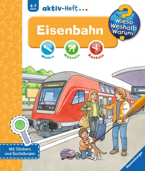 Ravensburger Buch WWW aktiv-Heft Eisenbahn - H1 Spielzeug