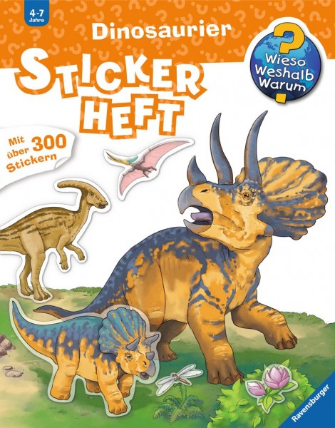 Ravensburger Buch WWW Stickerheft: Dinosaurier Spielzeug