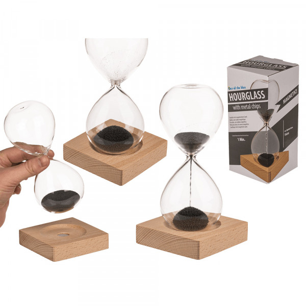 Sanduhr mit magnetischem Sand Spielzeug