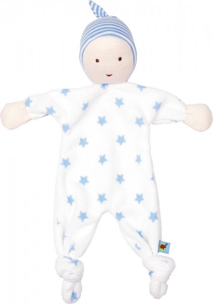 Die Spiegelburg Mein erstes Schmusetuch BabyGlück, hellblau Spielzeug