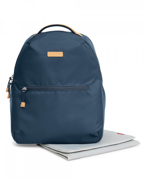 Skip Hop Go Envi Wickelrucksack, grau-blau