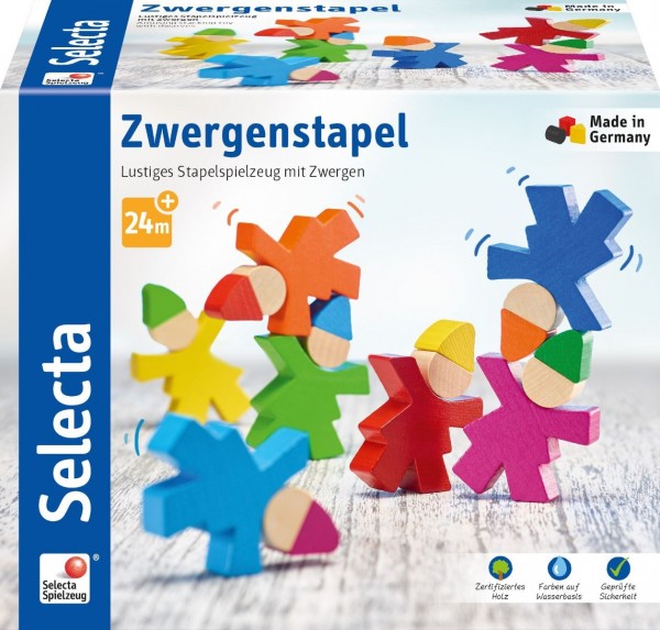 Schmidt Spiele Selecta Zwergenstapel Spielzeug