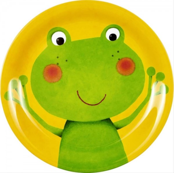 Die Spiegelburg Melamin-Teller Frosch Freche Rasselbande Spielzeug
