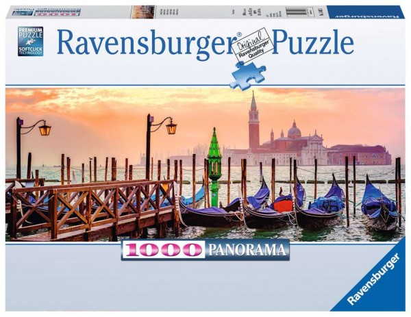 Ravensburger Puzzle - Gondeln in Venedig - 1000 Teile